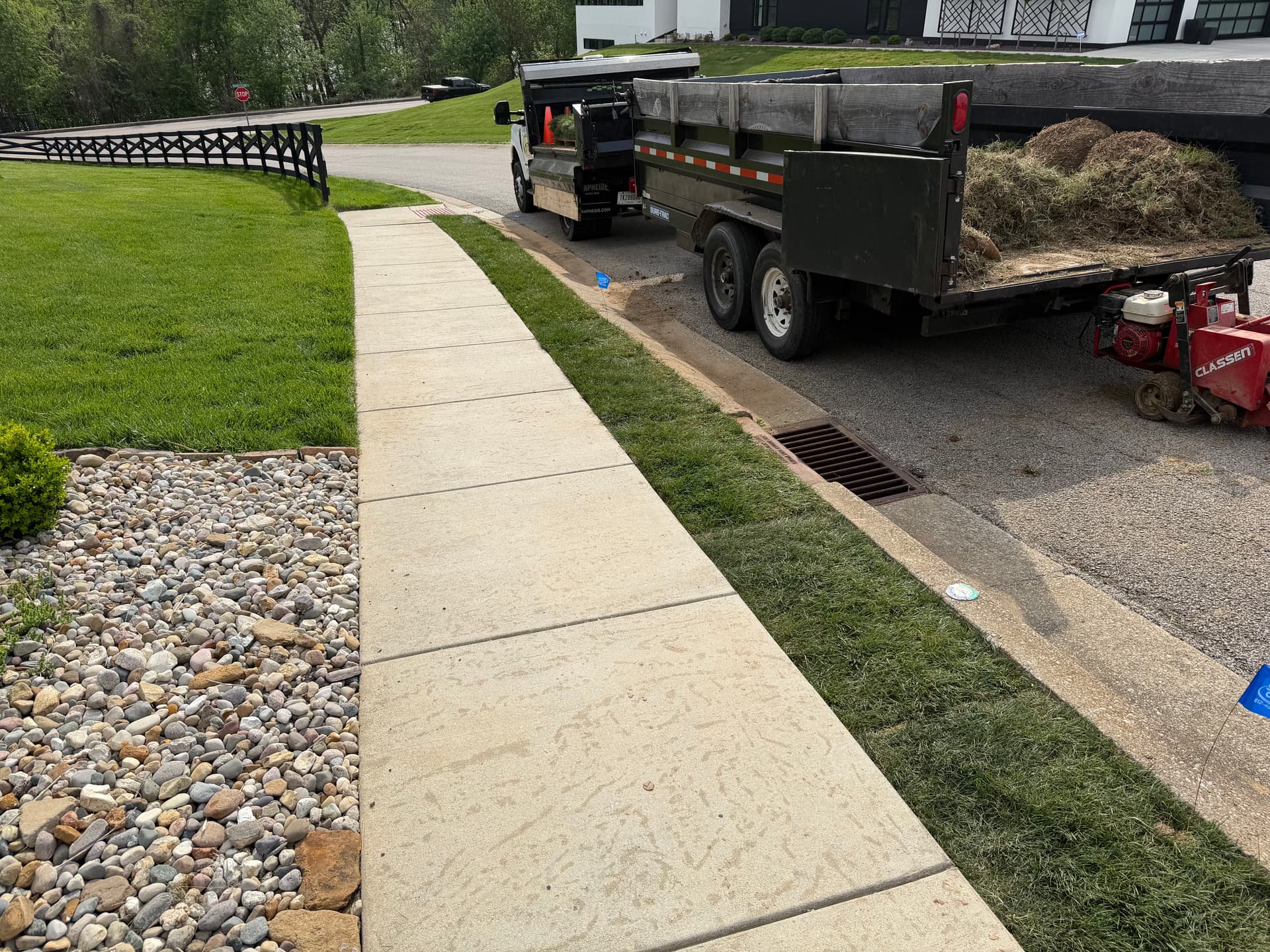 Gallery photos for Removing Bermuda Grass and Installing Tall Fescue Sod: Image #5